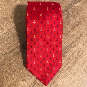 NWOT red Nautica silk tie
